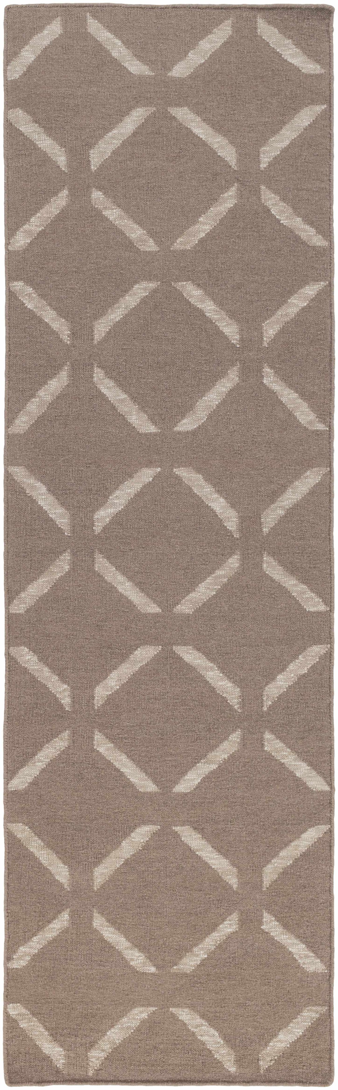 Cridersville Modern Taupe And Beige Hand Woven Area Rug