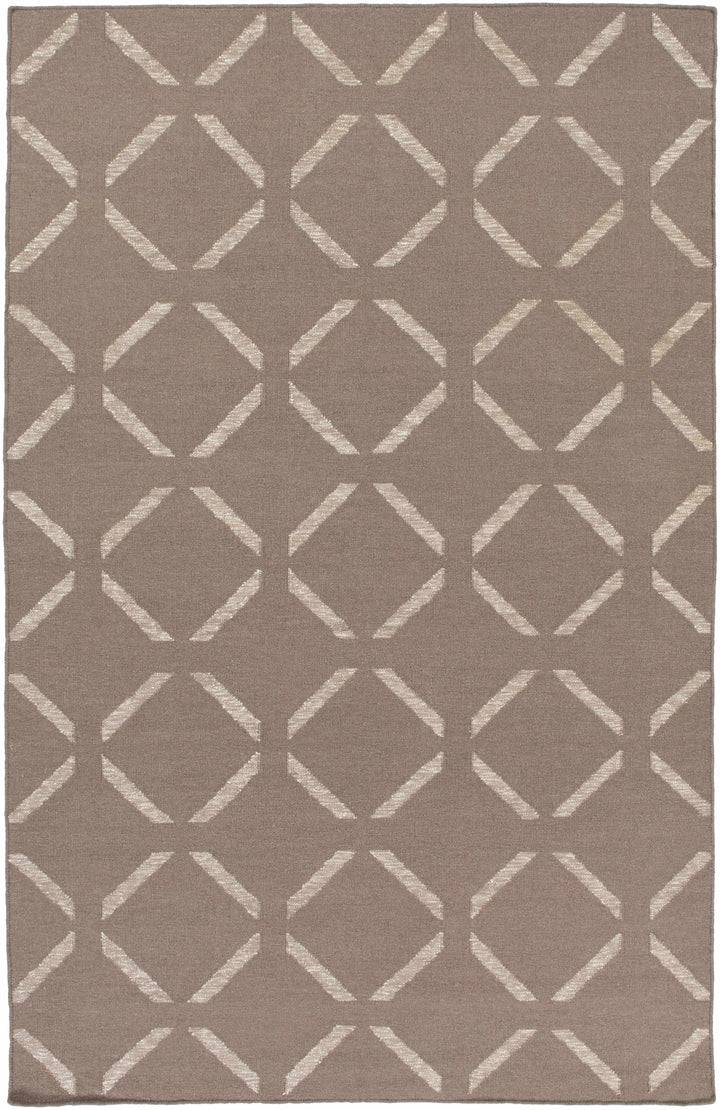 Cridersville Modern Taupe And Beige Hand Woven Area Rug