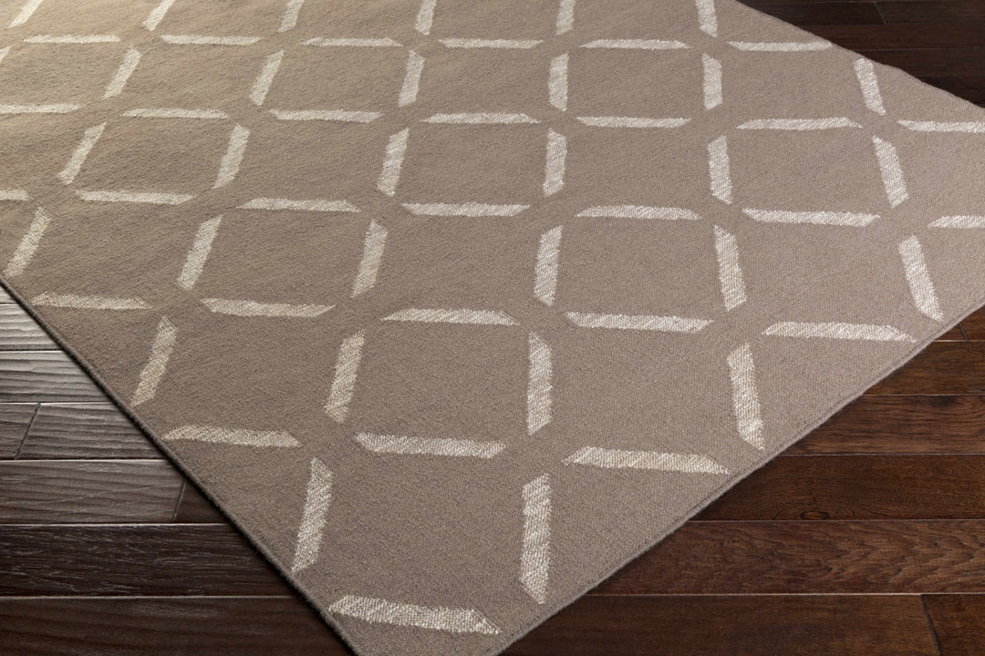 Cridersville Modern Taupe And Beige Hand Woven Area Rug - The Rug Decor