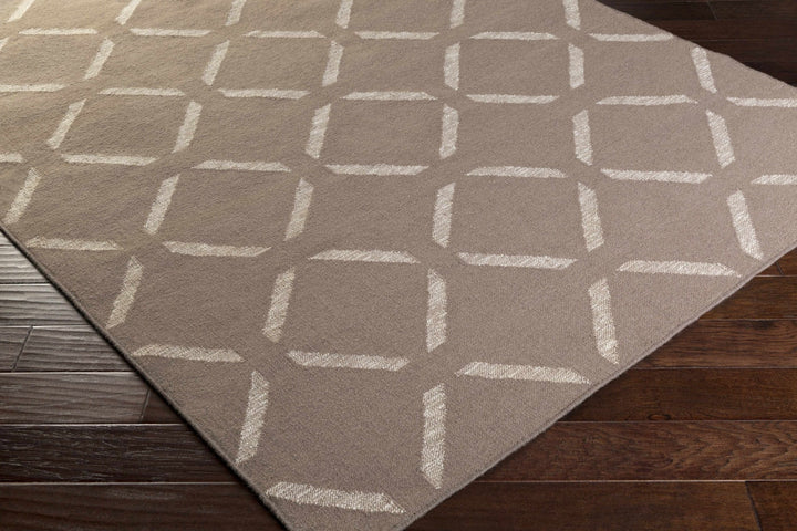 Cridersville Modern Taupe And Beige Hand Woven Area Rug - The Rug Decor
