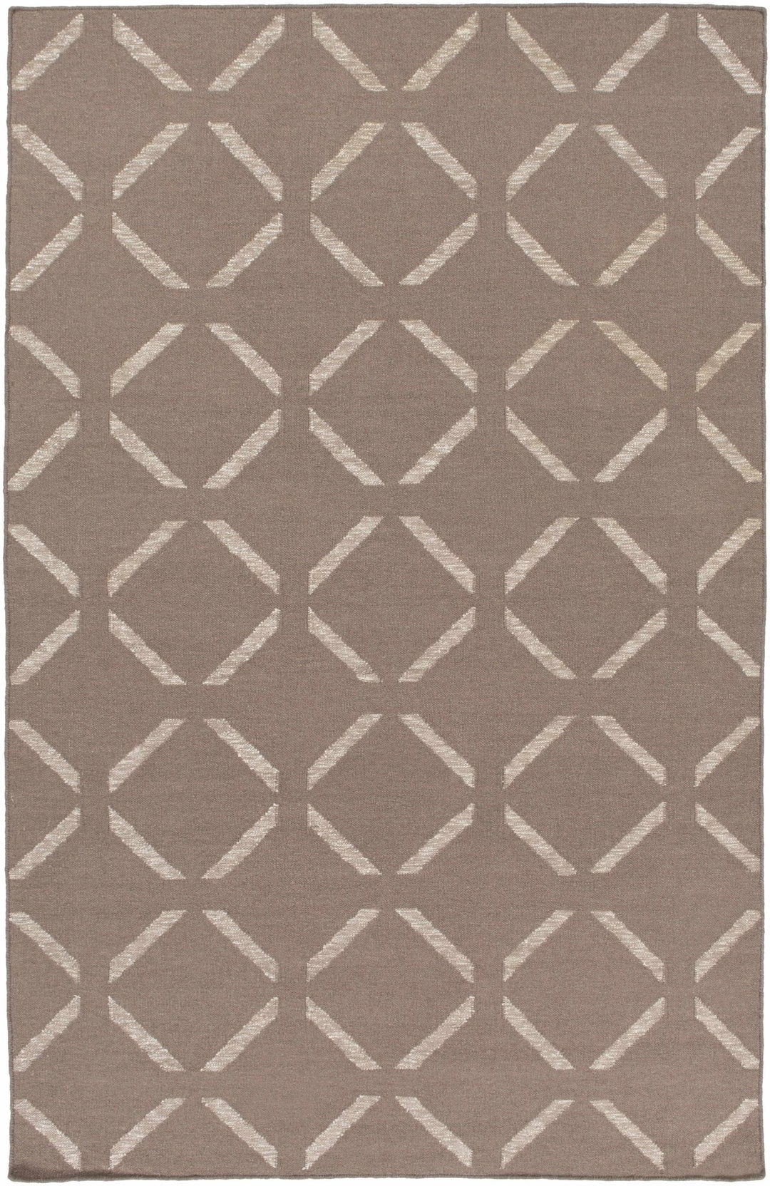 Cridersville Modern Taupe And Beige Hand Woven Area Rug - The Rug Decor