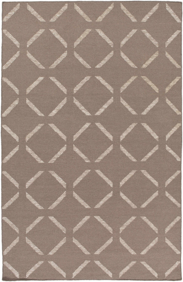 Cridersville Modern Taupe And Beige Hand Woven Area Rug - The Rug Decor