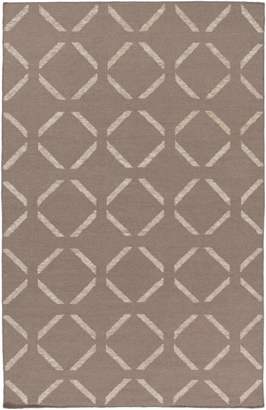 Cridersville Modern Taupe And Beige Hand Woven Area Rug - The Rug Decor