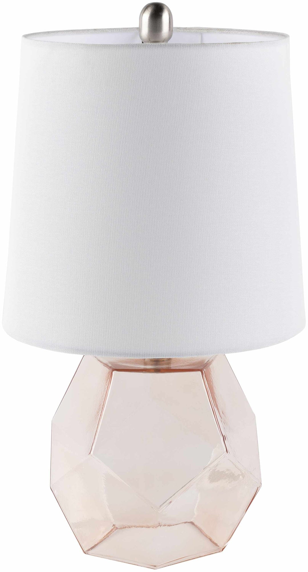 Jantianon Contemporary White Glass Table Lamp