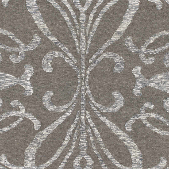 Cottekill Gray Modern Style Hand Woven Wool Area Rug
