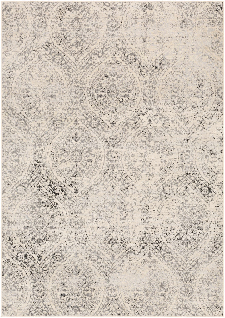 Cundiff Beige And Gray Traditional Style Area Rug