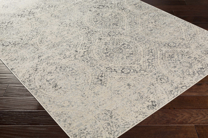 Cundiff Beige And Gray Traditional Style Area Rug