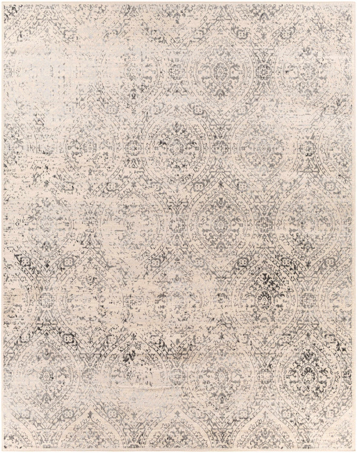 Cundiff Beige And Gray Traditional Style Area Rug