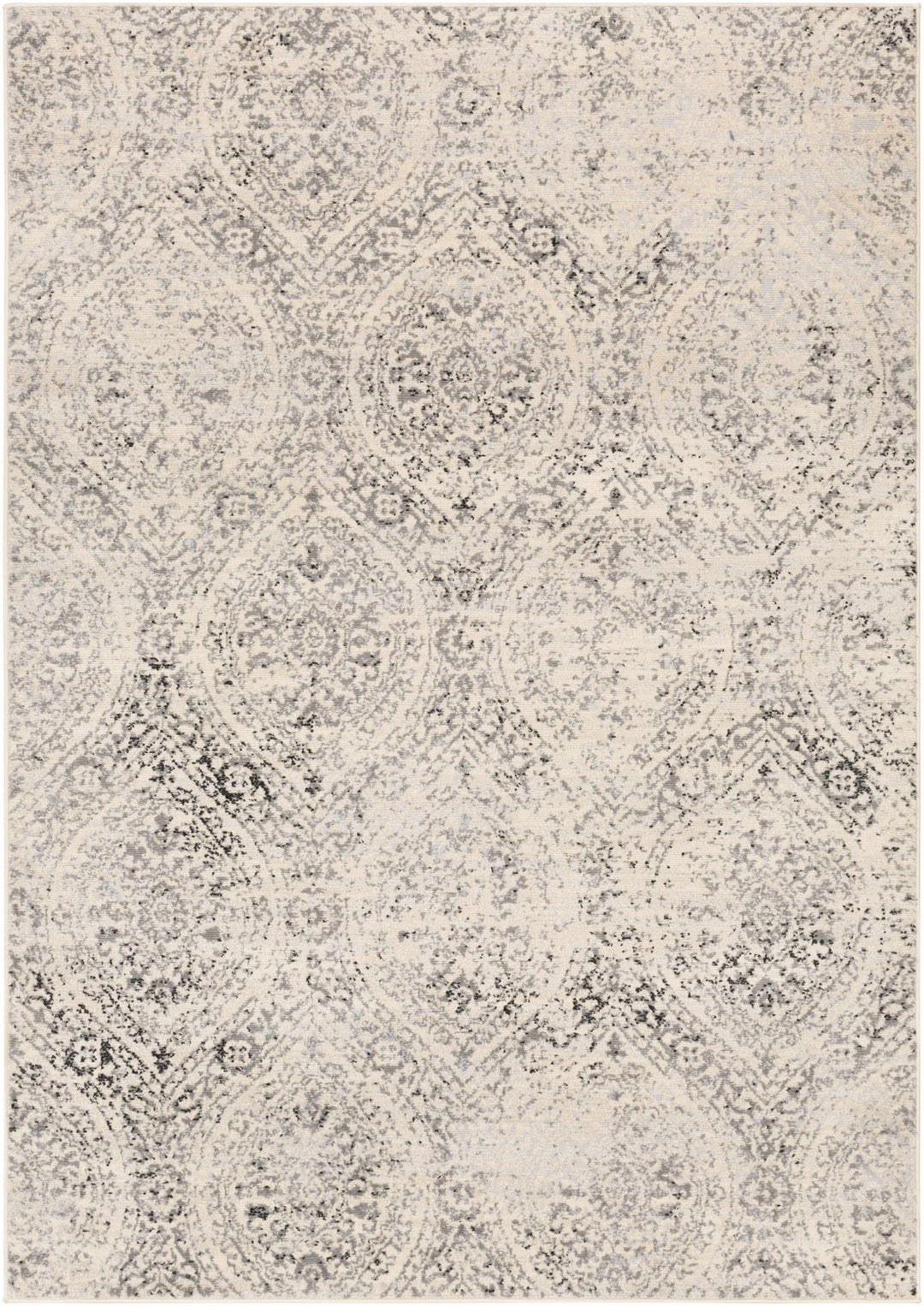 Cundiff Beige And Gray Traditional Style Area Rug - The Rug Decor