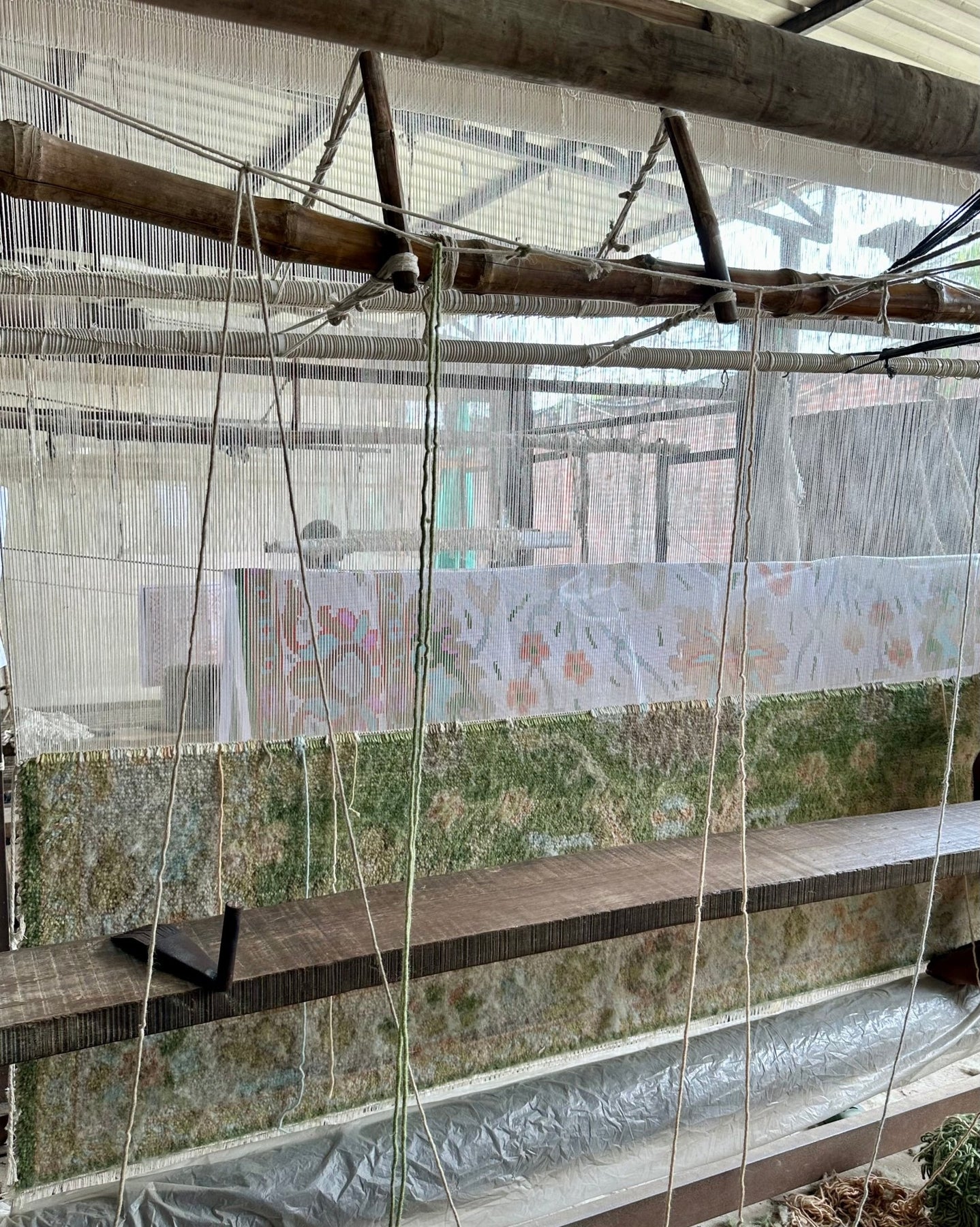 Custom Made Antique Green Traditional Oushak Design Hand Knotted Wool Area Rug - The Rug Decor