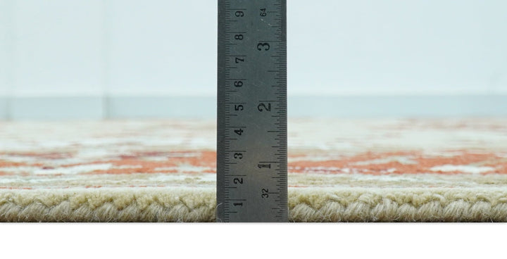 Custom Made Beige And Brown Traditional Oriental Design Hand Tufted Wool Area Rug - The Rug Decor