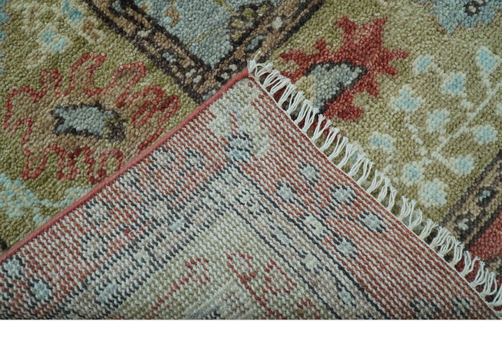 Custom Made Blue Modern Oushak Hand Knotted Wool Rug - The Rug Decor