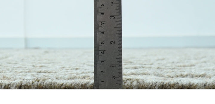Custom Made Hand Knotted Modern Contemporary Gray Wool Area Rug - The Rug Decor