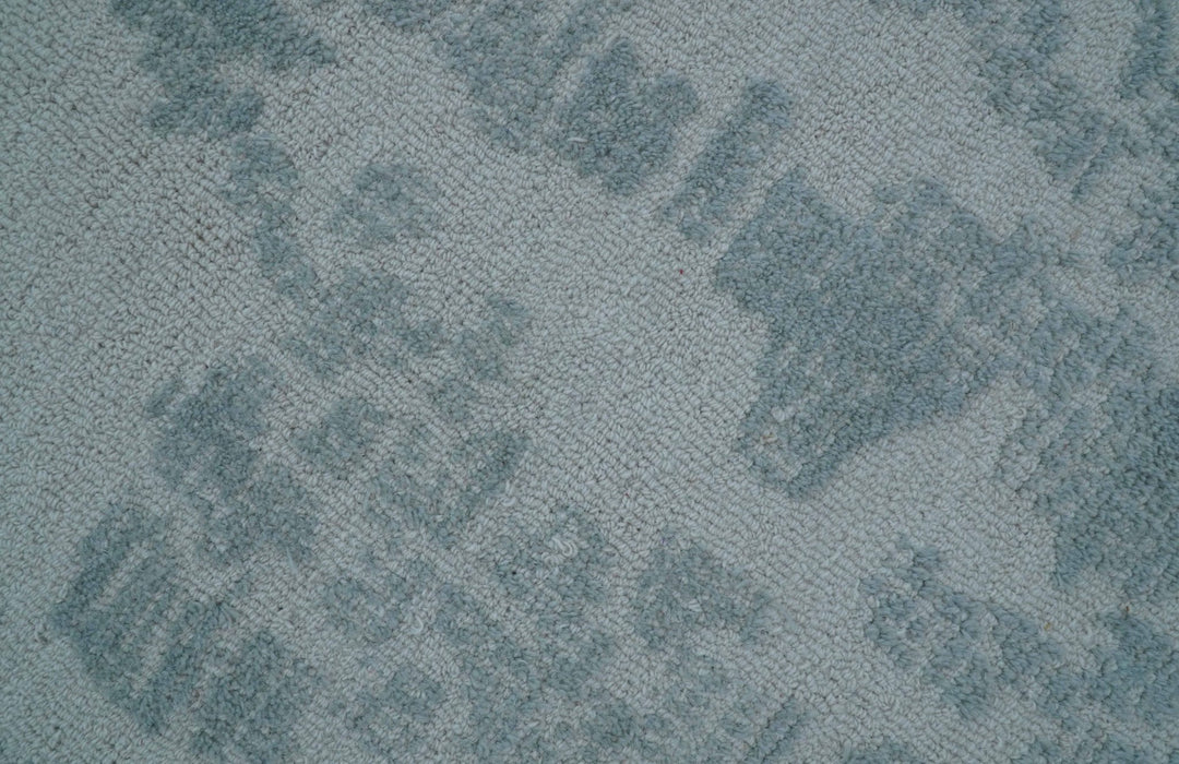 Custom Made Modern Abstract Gray Hand Tufted wool rug - The Rug Decor