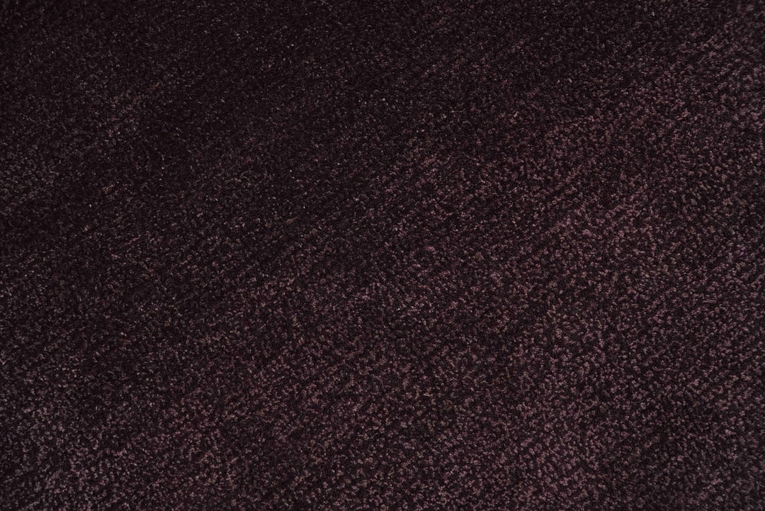 Custom Made Modern Solid Maroon And Gray Hand Knotted Wool And Art Silk Rug - The Rug Decor