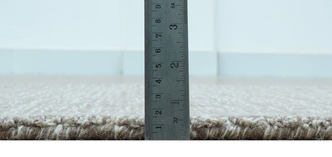 Custom Made Modern Style Brown Hand Tufted Wool Rug - The Rug Decor