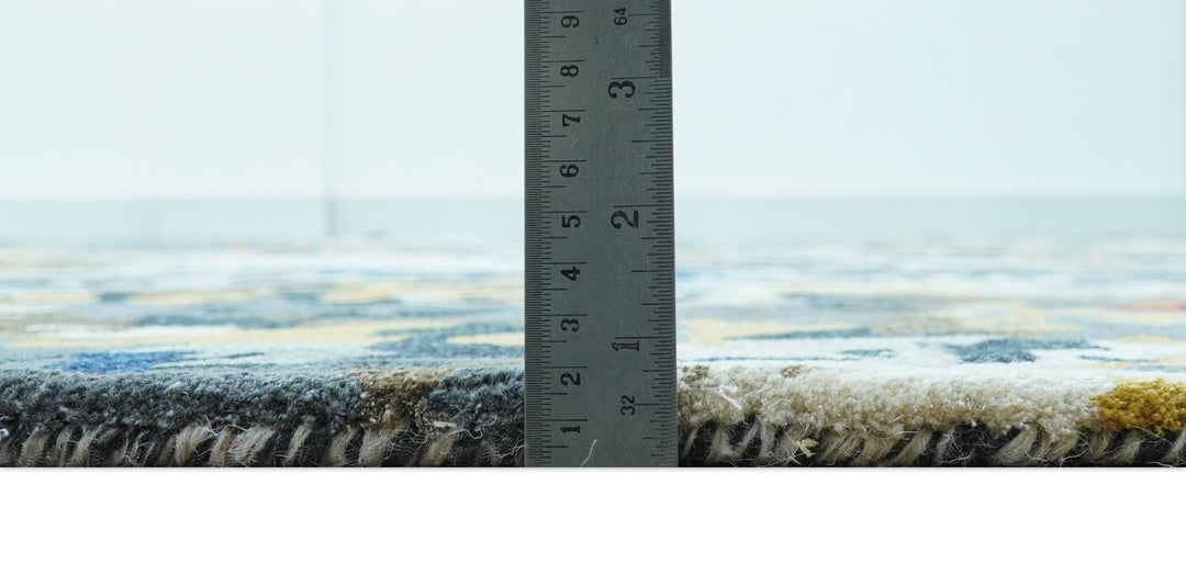 Custom Made Multi - color Modern Abstract Hand Tufted Wool - Art Silk Rug - The Rug Decor