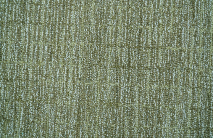 Custom Made Olive and Beige Modern Style Hand Tufted Wool Rug - The Rug Decor