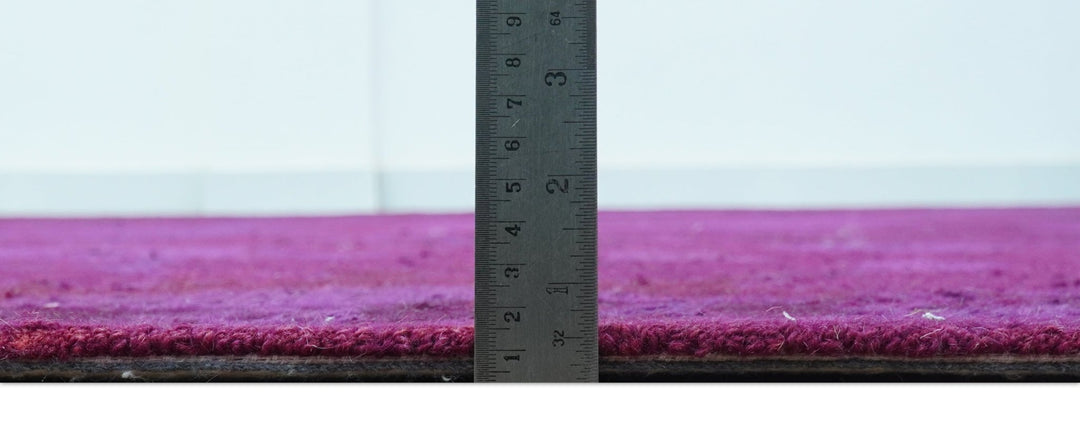 Custom Made Overdyed Traditional Oushak Purple Hand Tufted Wool Area Rug - The Rug Decor