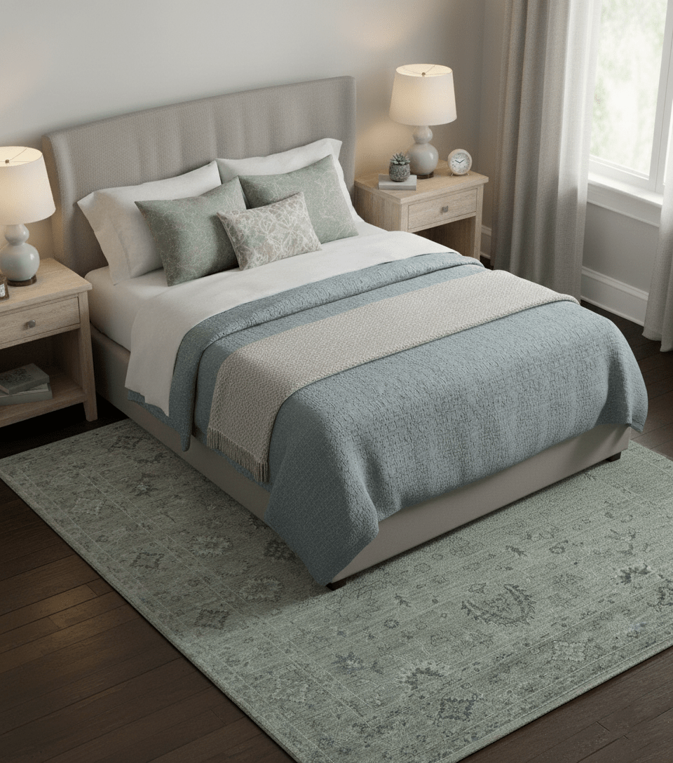 Custom Made Silver Brown Traditional Transitional Hand Knotted Wool Rug - The Rug Decor