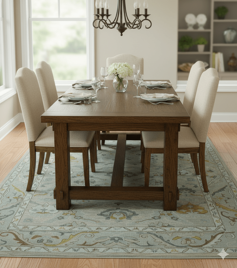 Custom Made Traditional Design Beige Peach Hand Tufted Wool Area Rug - The Rug Decor