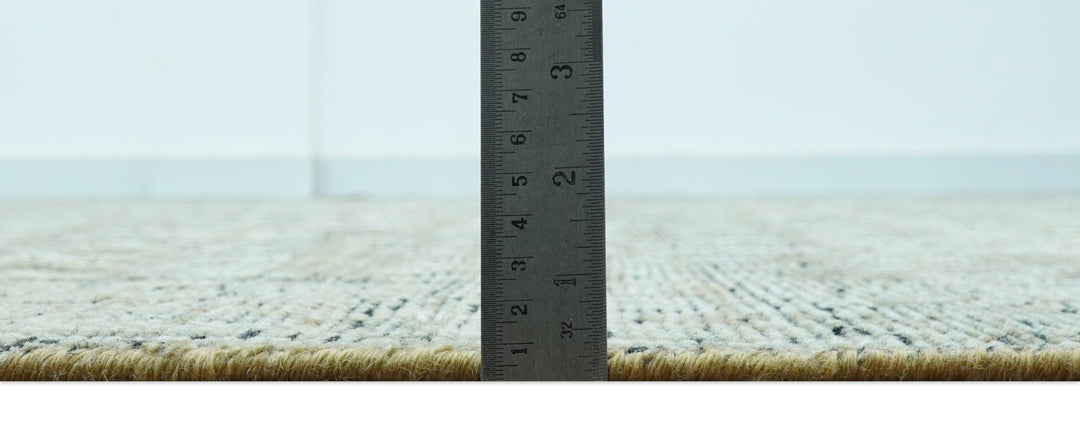 Custom Made Traditional Design Olive Hand Knotted Wool Area Rug - The Rug Decor