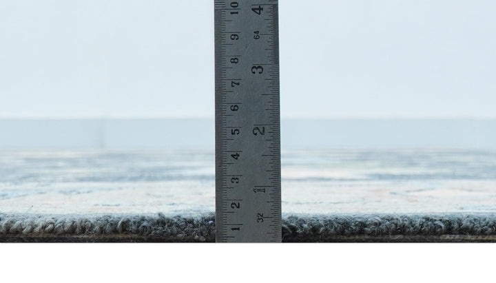 Custom Made Traditional Oushak Charcoal And Beige Hand Tufted Wool Area Rug - The Rug Decor