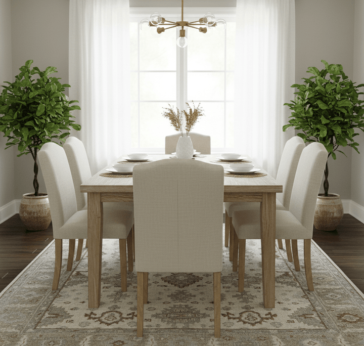 Custom Made Traditional Turkish Beige Hand knotted Wool Area Rug - The Rug Decor