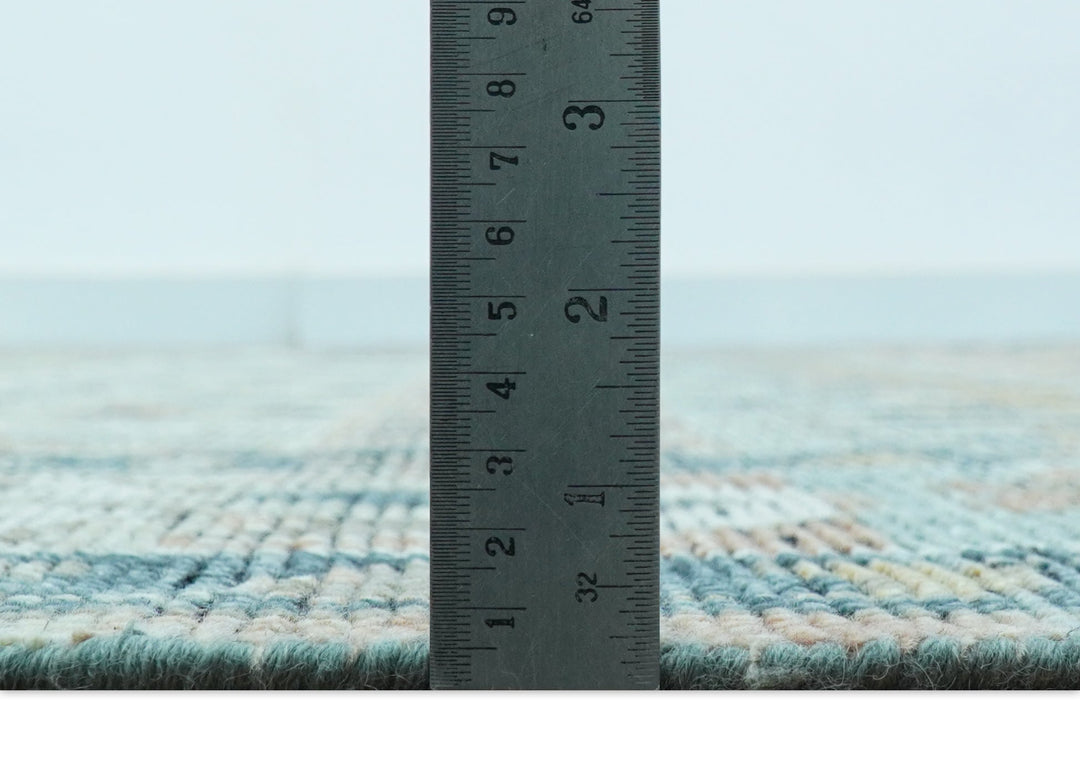 Custom Made Turkish Design Multi color Hand Knotted Wool Rug - The Rug Decor