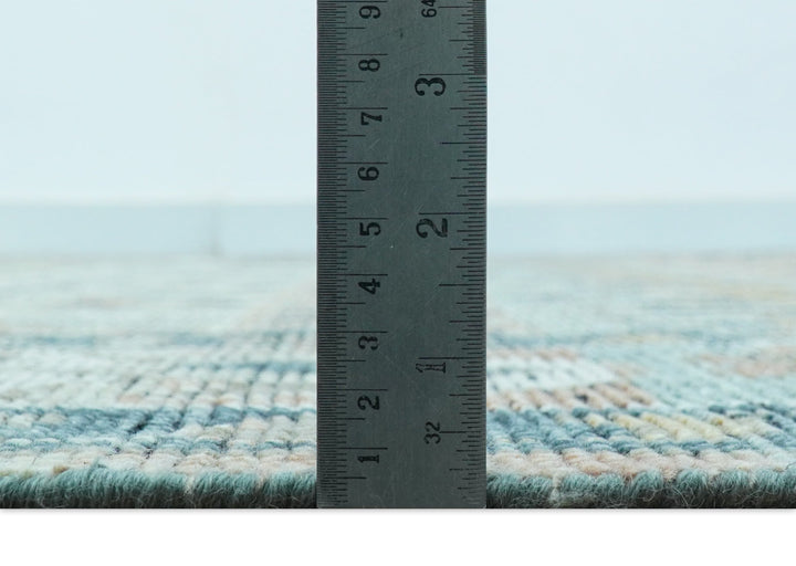 Custom Made Turkish Design Multi color Hand Knotted Wool Rug - The Rug Decor