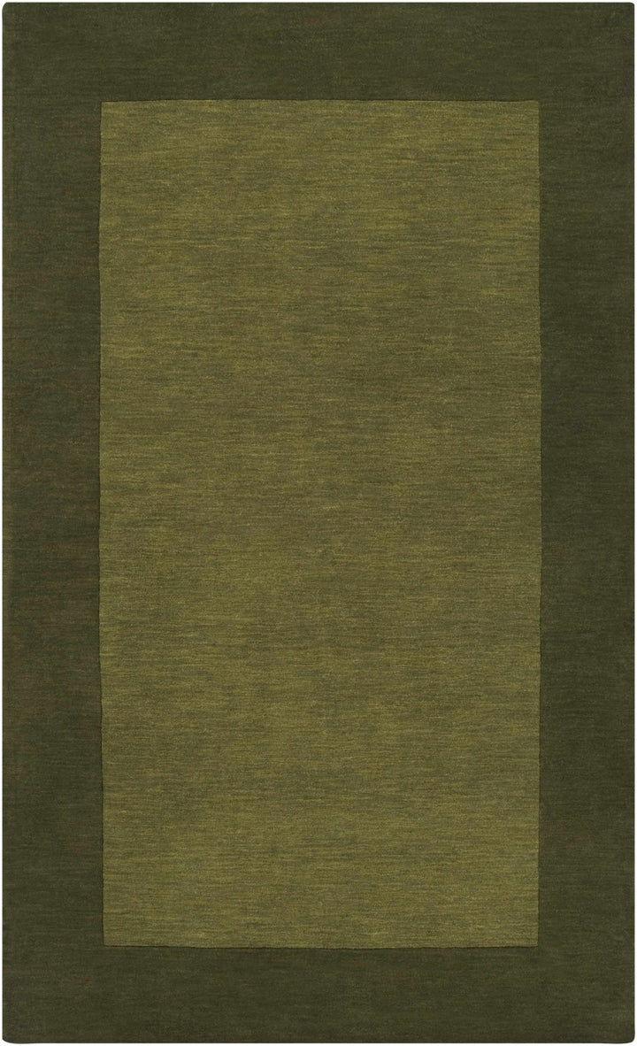 Cylinder Olive Modern Style Hand Loom Wool Area Rug - The Rug Decor