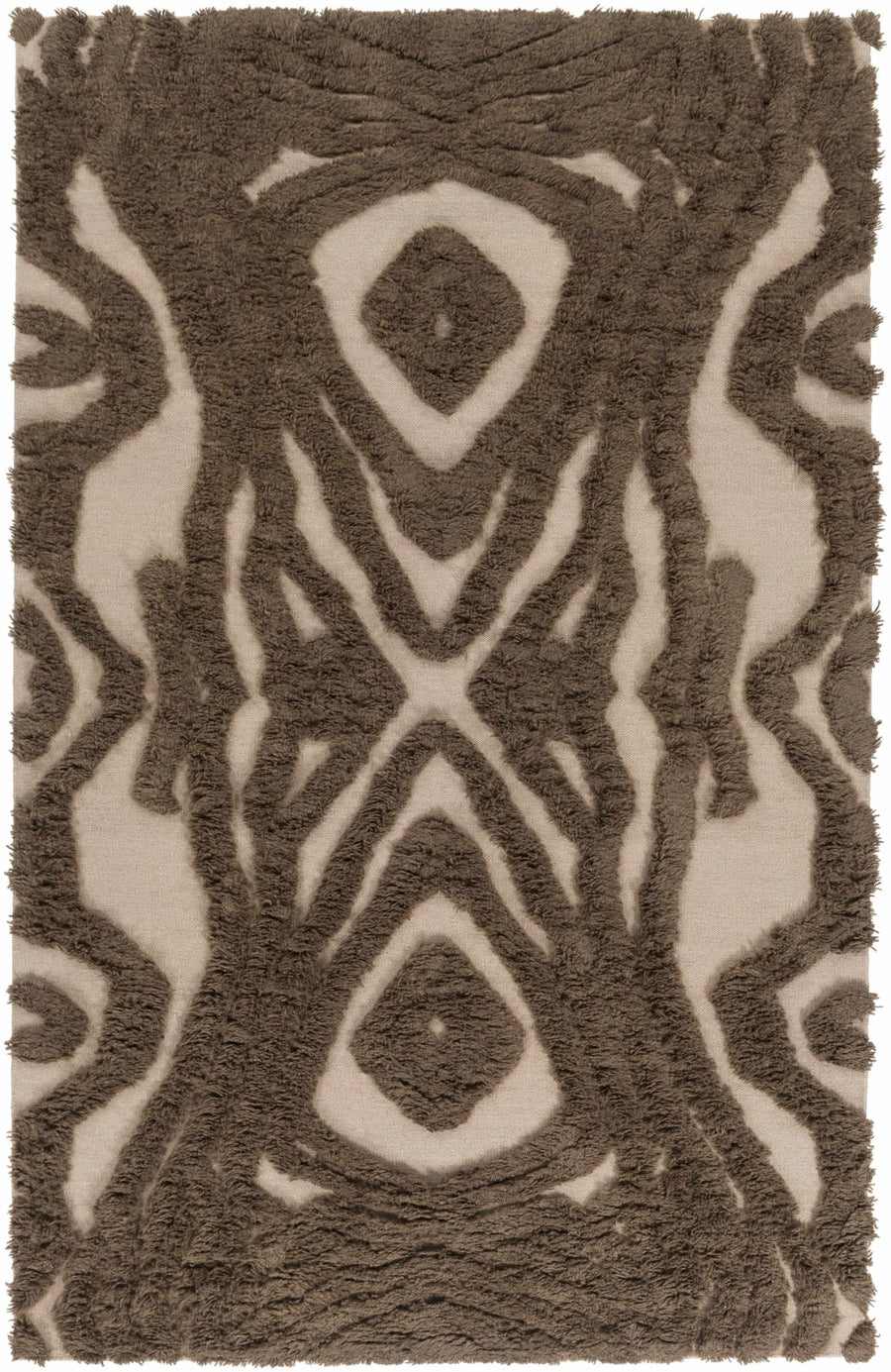 Dailey Modern Style Beige And Brown Hand Woven Area Rug - The Rug Decor