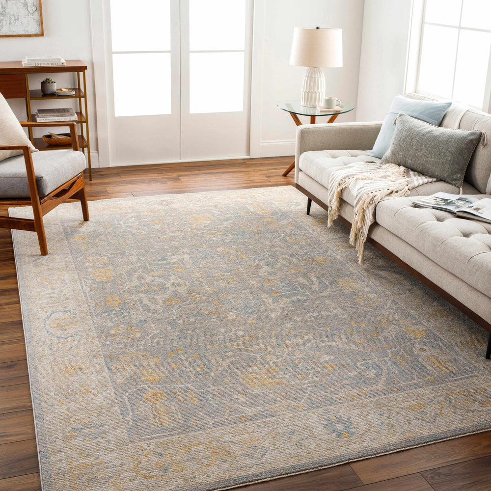 Dally Traditional Style Gray & Taupe Area Rug - The Rug Decor