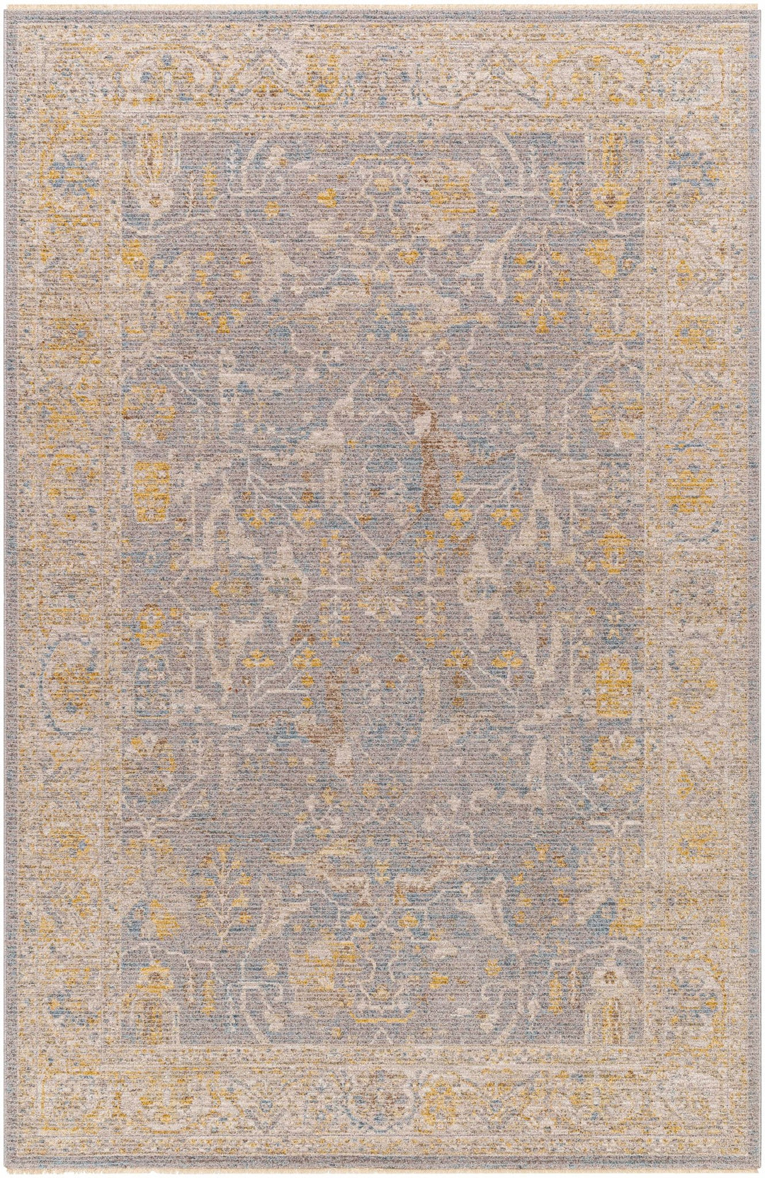 Dally Traditional Style Gray & Taupe Area Rug - The Rug Decor