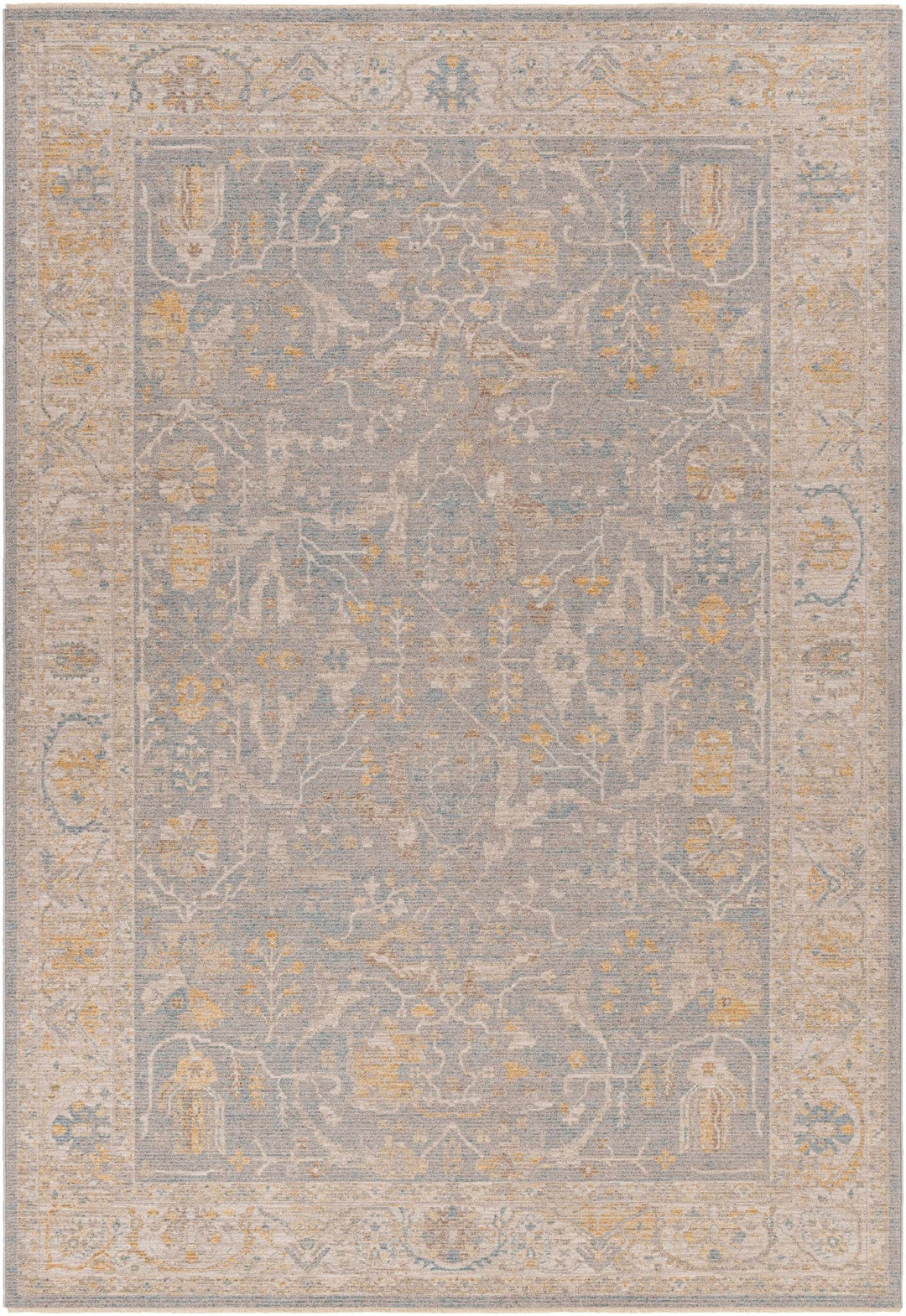 Dally Traditional Style Gray & Taupe Area Rug - The Rug Decor