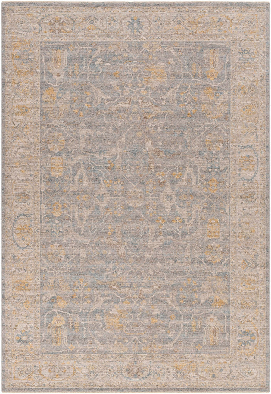 Dally Traditional Style Gray & Taupe Area Rug - The Rug Decor