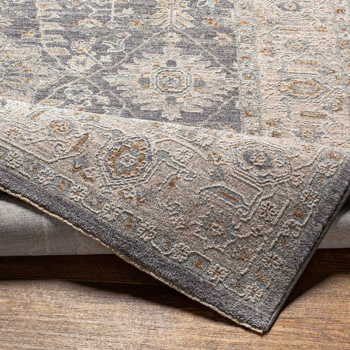 Dalupirip Gray And Beige Traditional Design Area Rug - The Rug Decor