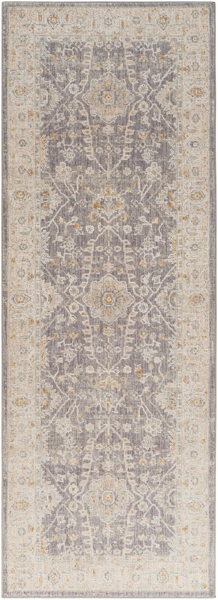 Dalupirip Gray And Beige Traditional Design Area Rug - The Rug Decor