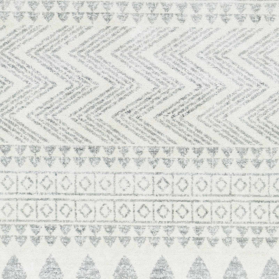 Danon Bohemian Gray And White Washable Rug - The Rug Decor