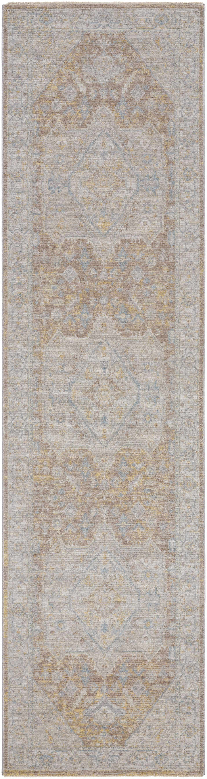 Darin Traditional Style Beige And Brown Area Rug