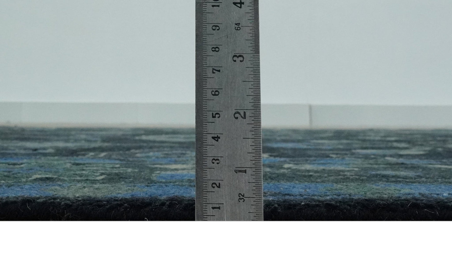 Dark Blue and Beige 5.6x8.6 Hand Knotted Traditional Oushak wool area rug - The Rug Decor