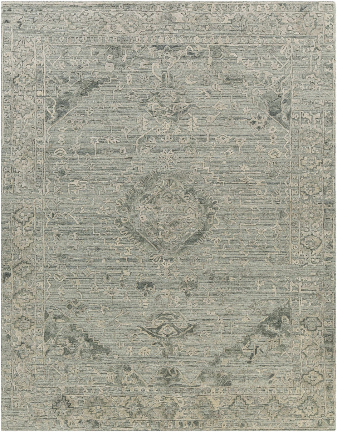 Davilla Green Traditional Style Hand Loom Area Rug - The Rug Decor
