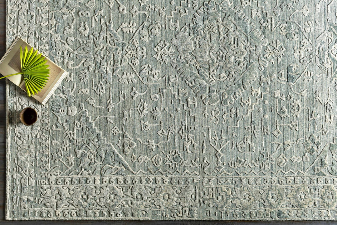 Davilla Green Traditional Style Hand Loom Area Rug - The Rug Decor