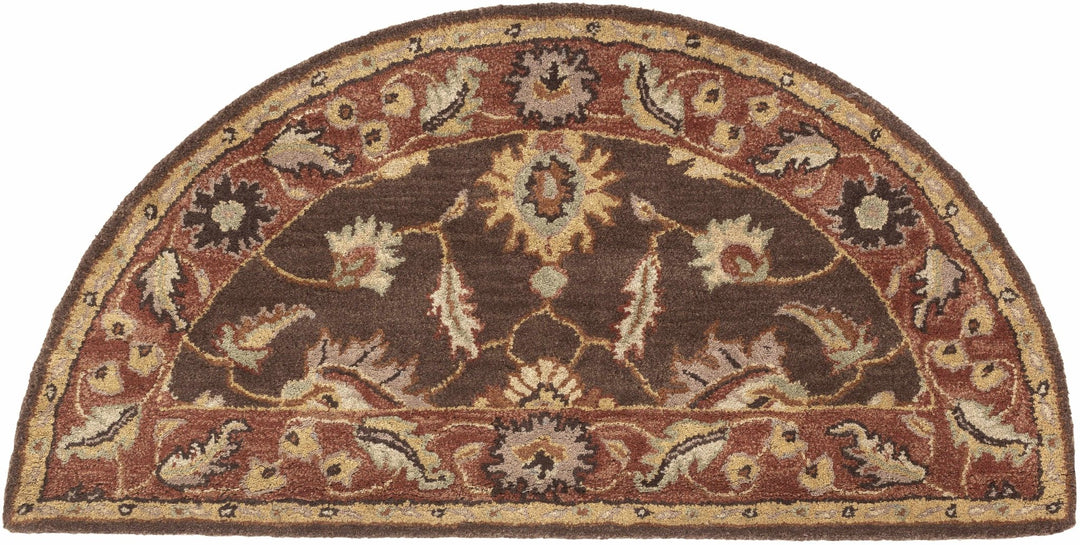 Daviston Traditional Brown And Beige Area Rug - The Rug Decor