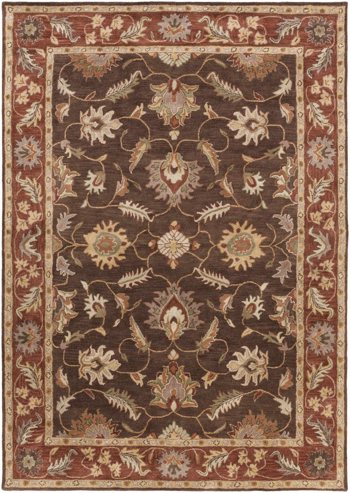 Daviston Traditional Brown And Beige Area Rug - The Rug Decor