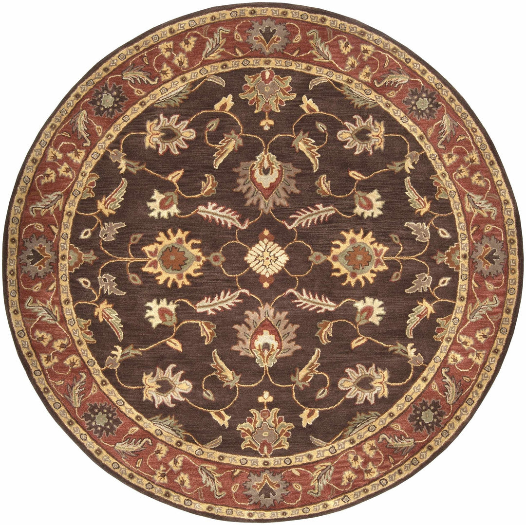 Daviston Traditional Brown And Beige Area Rug - The Rug Decor