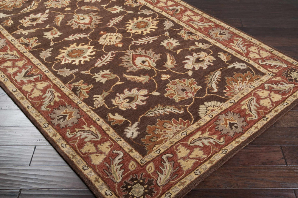 Daviston Traditional Brown And Beige Area Rug - The Rug Decor