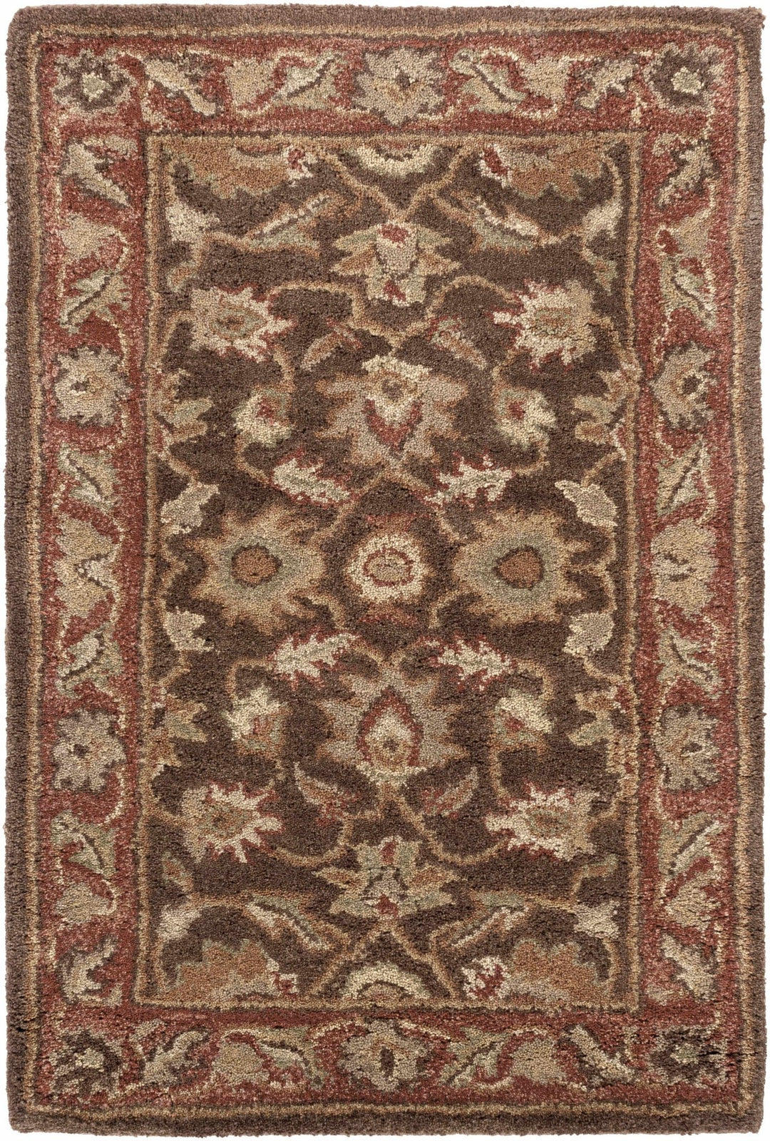 Daviston Traditional Brown And Beige Area Rug - The Rug Decor