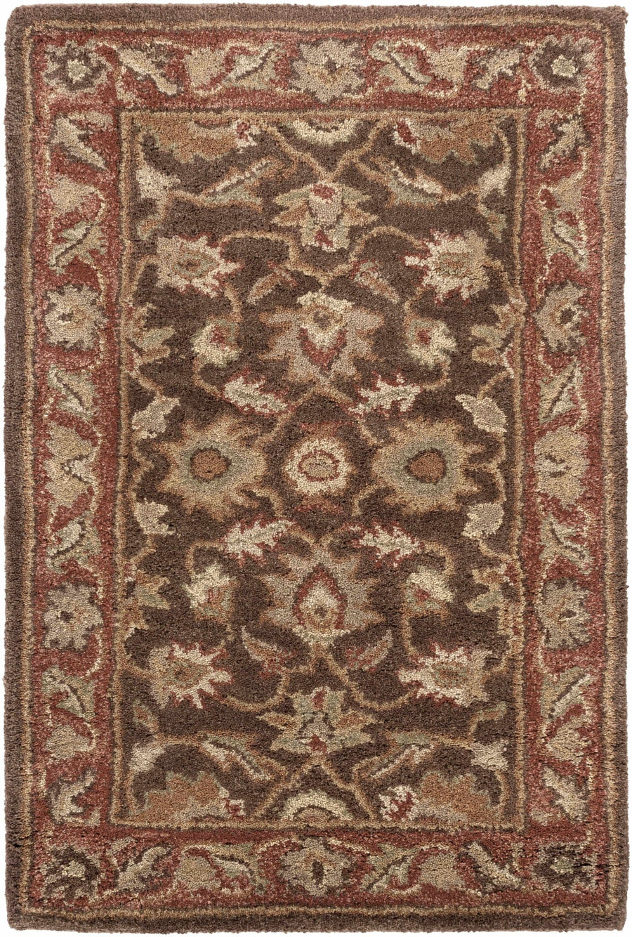 Daviston Traditional Brown And Beige Area Rug - The Rug Decor