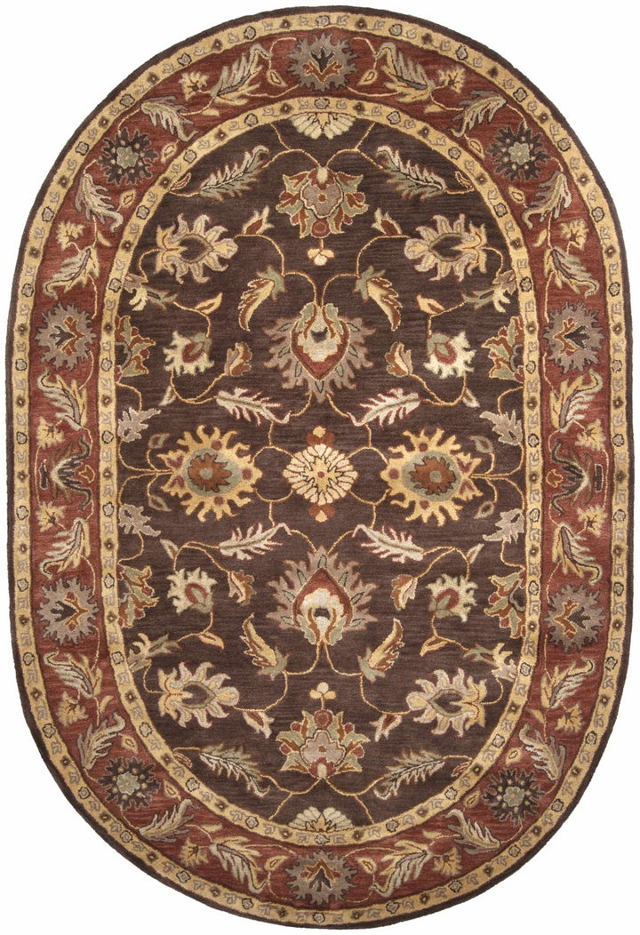 Daviston Traditional Brown And Beige Area Rug - The Rug Decor